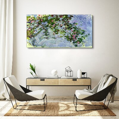 Vászonkép A rózsák Claude Monet