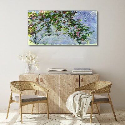 Vászonkép A rózsák Claude Monet
