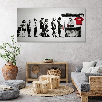 Vászonkép Banksy Fesztivál