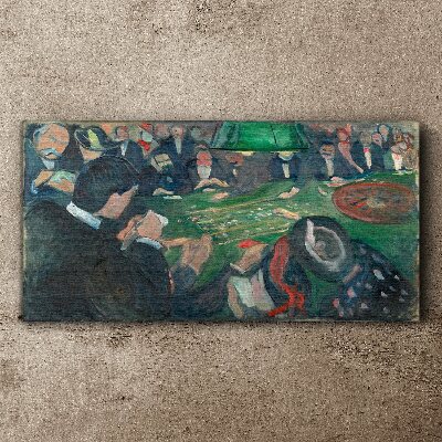 Vászonkép Rulett Edvard Munch