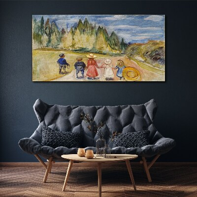 Vászonkép Fairytale Forest Edvard Munch