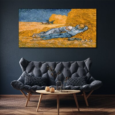 Vászonkép Déli pihenő van Gogh