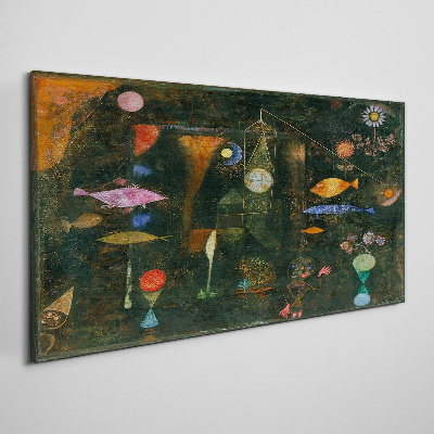 Vászonkép Hal mágia Paul Klee