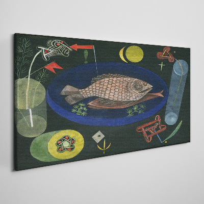Vászonkép Halat Paul Klee körül