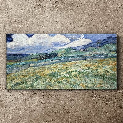 Vászonkép Tájkép van Gogh-hegység