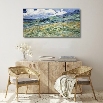 Vászonkép Tájkép van Gogh-hegység