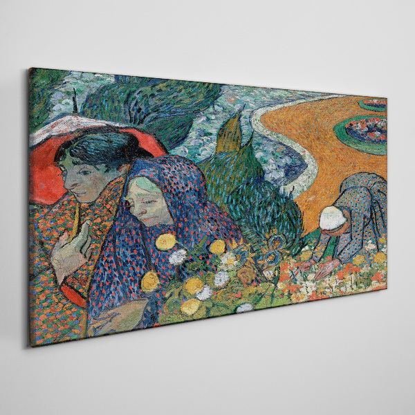 Vászonkép Kert az Etten Van Gogh-ban