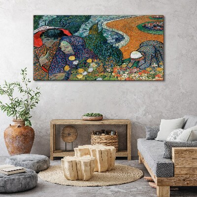 Vászonkép Kert az Etten Van Gogh-ban