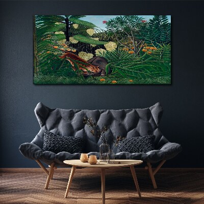 Vászonkép Jungle tigris gyümölcsfa