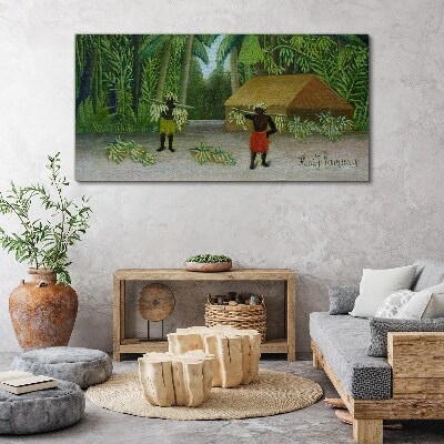 Vászonkép Jungle Cottage Palm Bananas