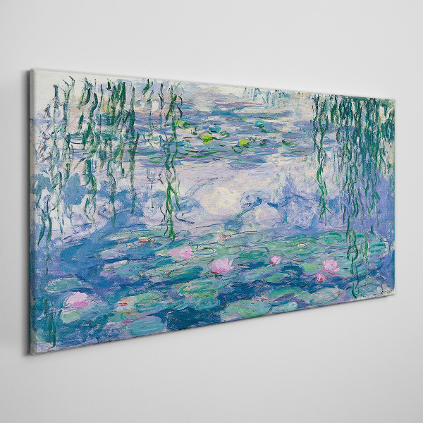 Vászonkép Monet vízililiomok