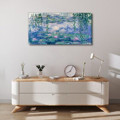 Vászonkép Monet vízililiomok
