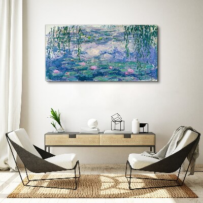 Vászonkép Monet vízililiomok
