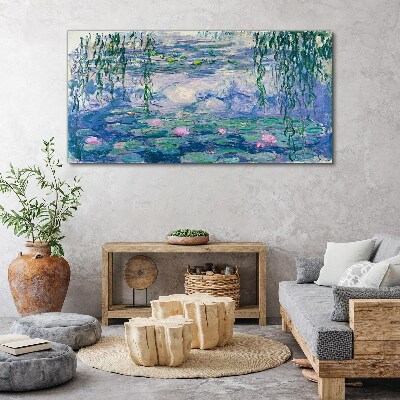 Vászonkép Monet vízililiomok