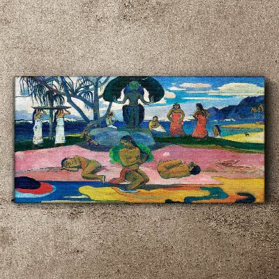 Vászonkép Isten napja Paul Gauguin