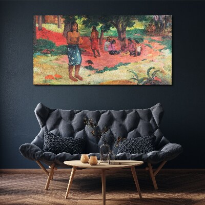 Vászonkép Gauguin suttogta a szavakat