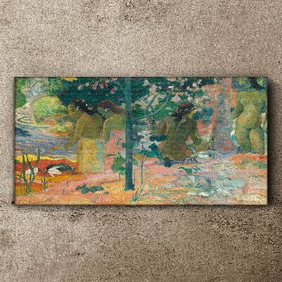 Vászonkép Elveszett paradicsom Gauguin