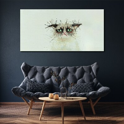 Vászonkép Akvarell macskaállat