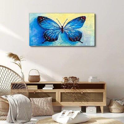 Vászonkép Rovar féreg pillangó