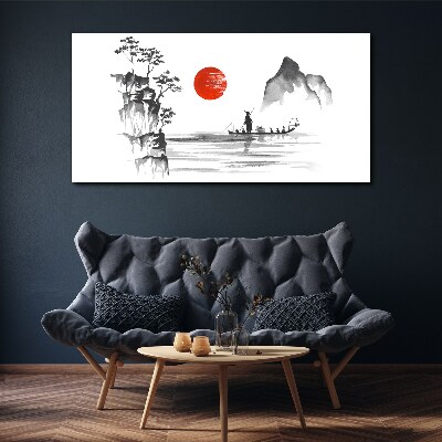 Vászonkép Japán hagyományos festmény
