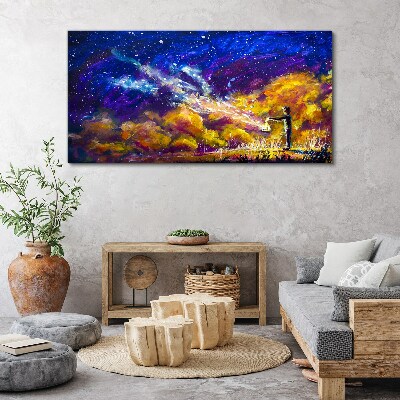 Vászonkép A kreativitás kozmikus víziója