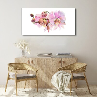 Vászonkép Orchidea pasztell árnyalatokban