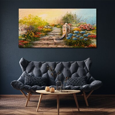 Vászonkép Virágfa vadvilág nap