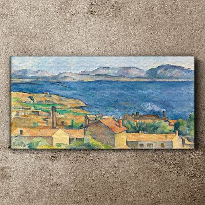 Vászonkép Marseille Cézanne-öböl