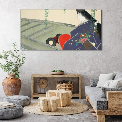 Vászonkép Absztrakciós nők kimono
