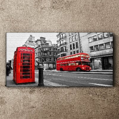 Vászonkép Londoni busz városa