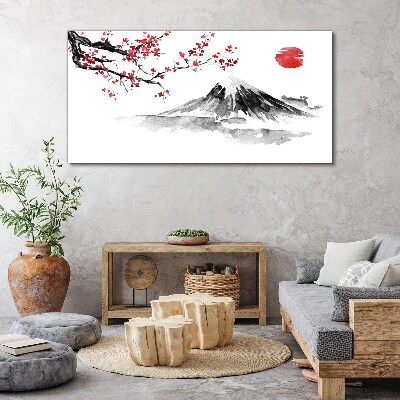 Vászonkép Ázsiai hegyi tinta