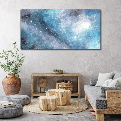 Vászonkép Éjszakai égbolt galaxis csillagok