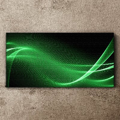 Vászonkép Zöld energiahullámok