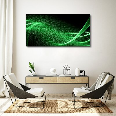 Vászonkép Zöld energiahullámok