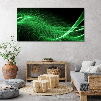 Vászonkép Zöld energiahullámok
