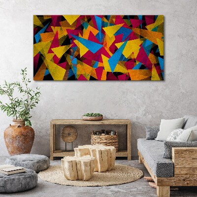 Vászonkép Színes geometriák mozgásban