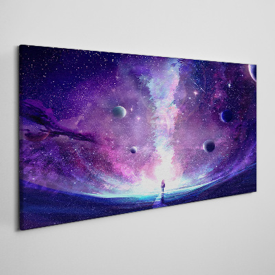 Vászonkép Űrutazás a galaxisban