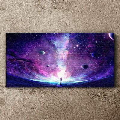 Vászonkép Űrutazás a galaxisban