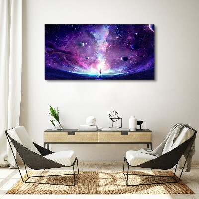 Vászonkép Űrutazás a galaxisban