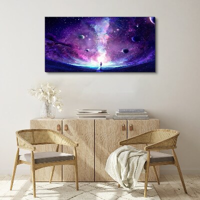 Vászonkép Űrutazás a galaxisban