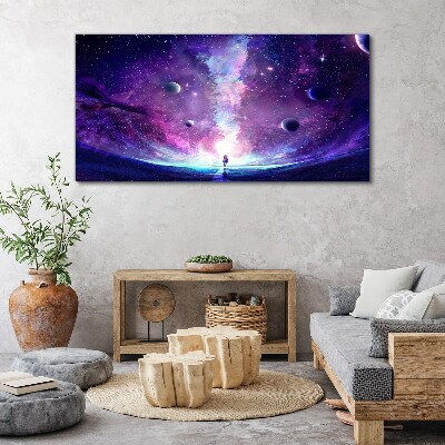 Vászonkép Űrutazás a galaxisban