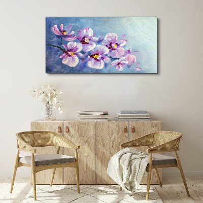 Vászonkép Orchideák pasztell árnyalatokban