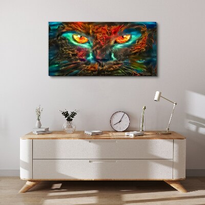 Vászonkép Mystery Cat Eyes