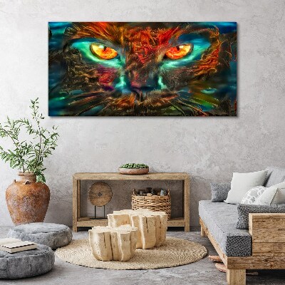 Vászonkép Mystery Cat Eyes