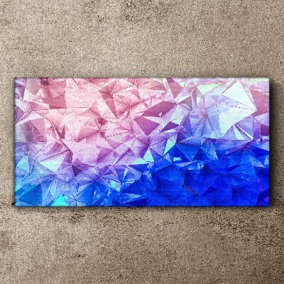 Vászonkép A jég kaleidoszkópos árnyalatai