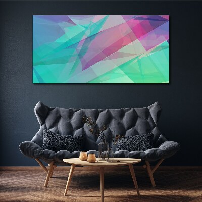 Vászonkép Átlátszó geometriák pasztell árnyalatokban
