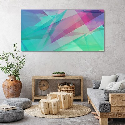 Vászonkép Átlátszó geometriák pasztell árnyalatokban