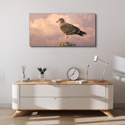 Vászonkép Állati madár Seagull Sky