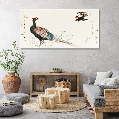Vászonkép Ázsia állati madarak