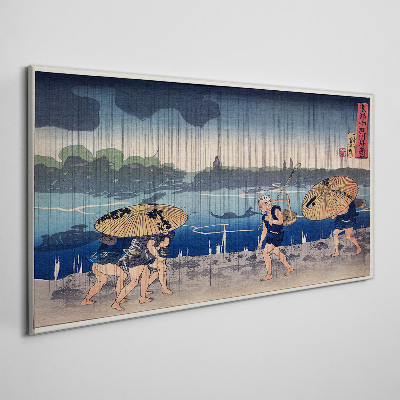 Vászonkép Hagyományos japán táj